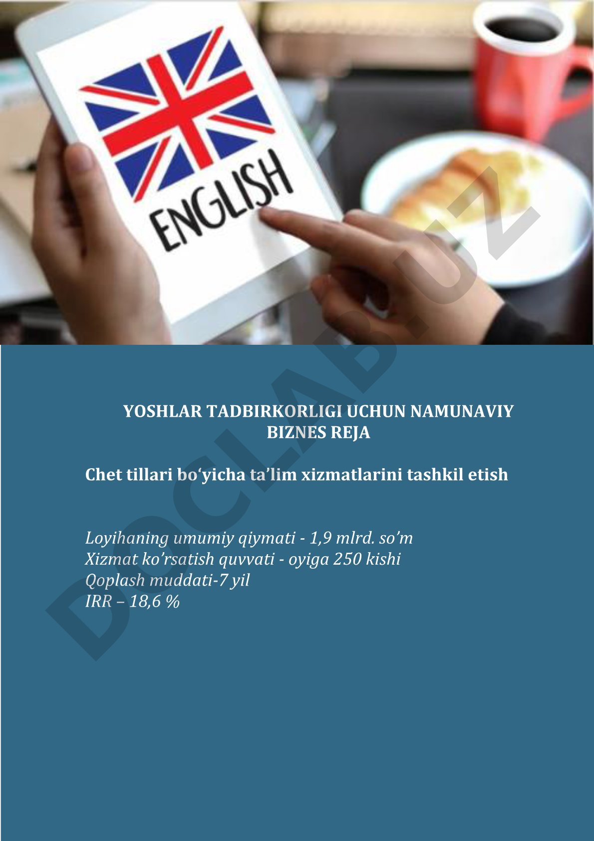 Chet tillari bo‘yicha ta’lim xizmatlarini tashkil etish