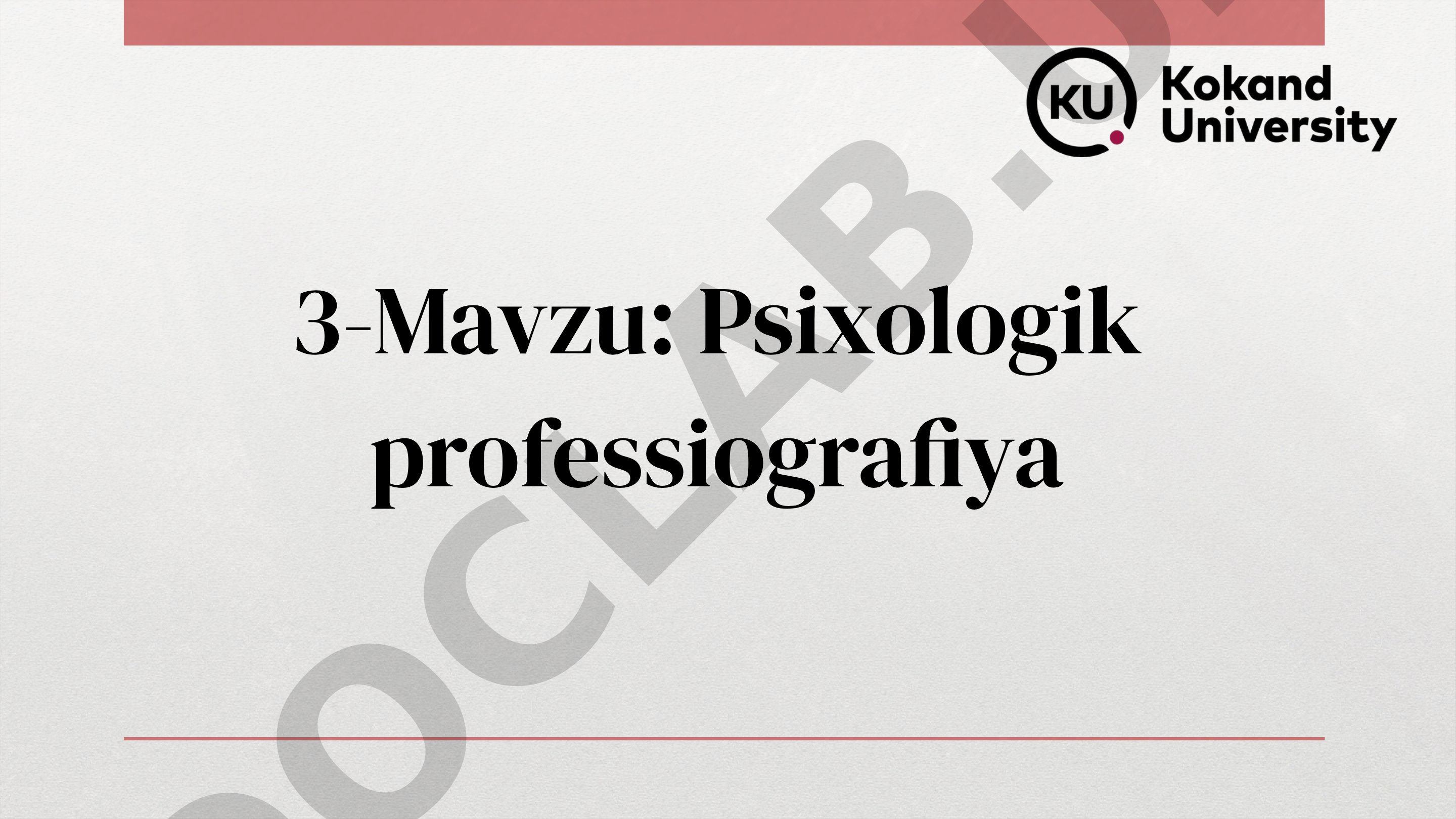 Professiografiya haqida umumiy tushuncha, maqsadi, professiogramma vazifasi va tarixi