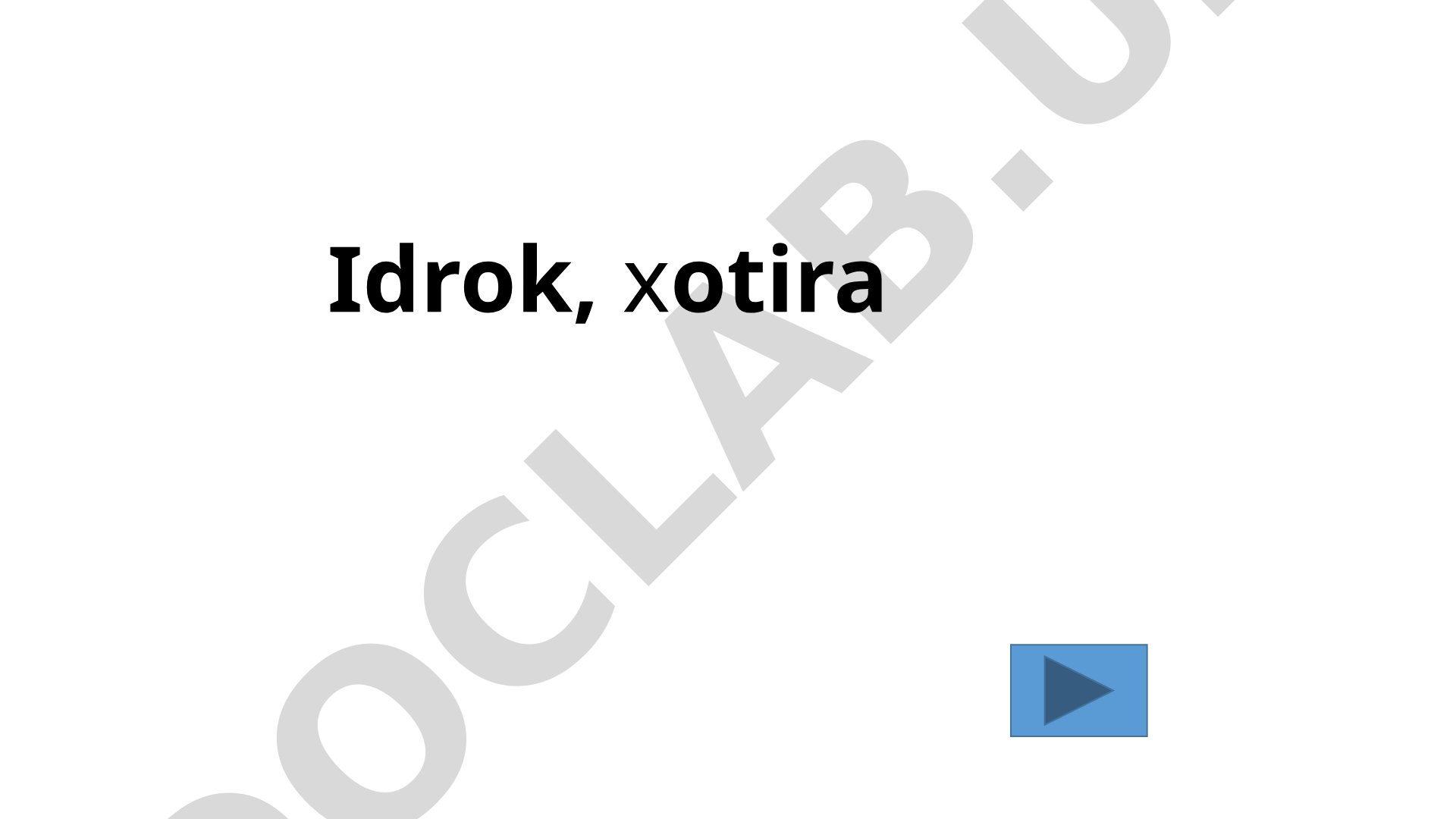Idrok va xotira haqida tushuncha, turlari va jarayonlari