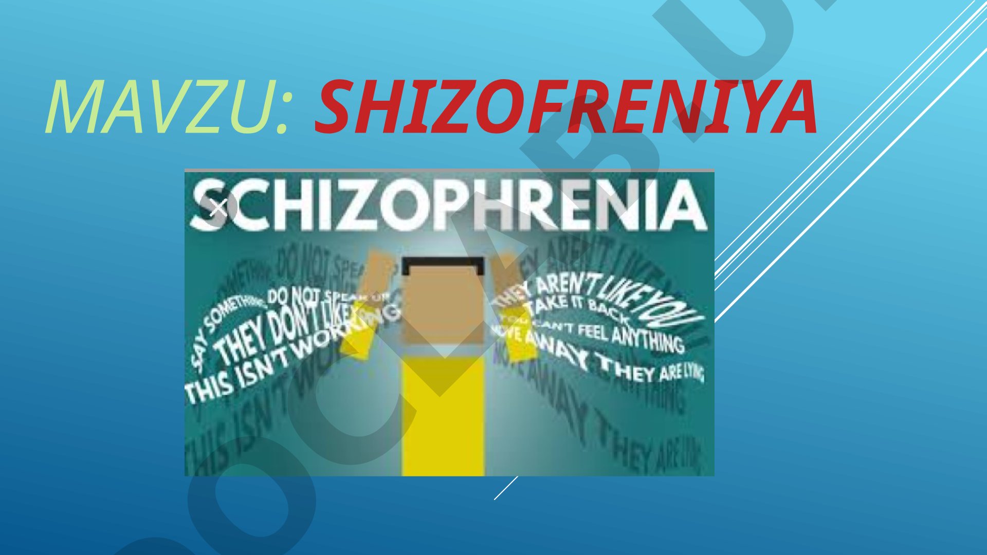 Shizofreniya