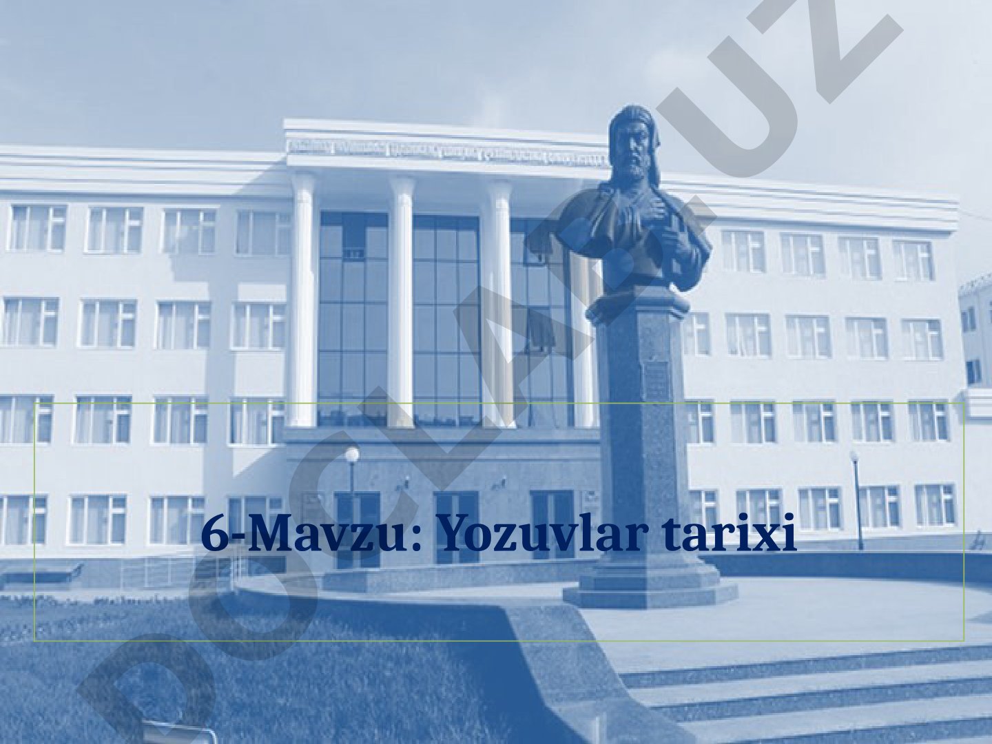 Yozuvlar tarixi