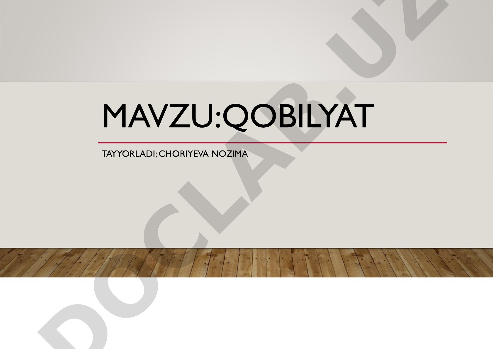 Qobiliyat