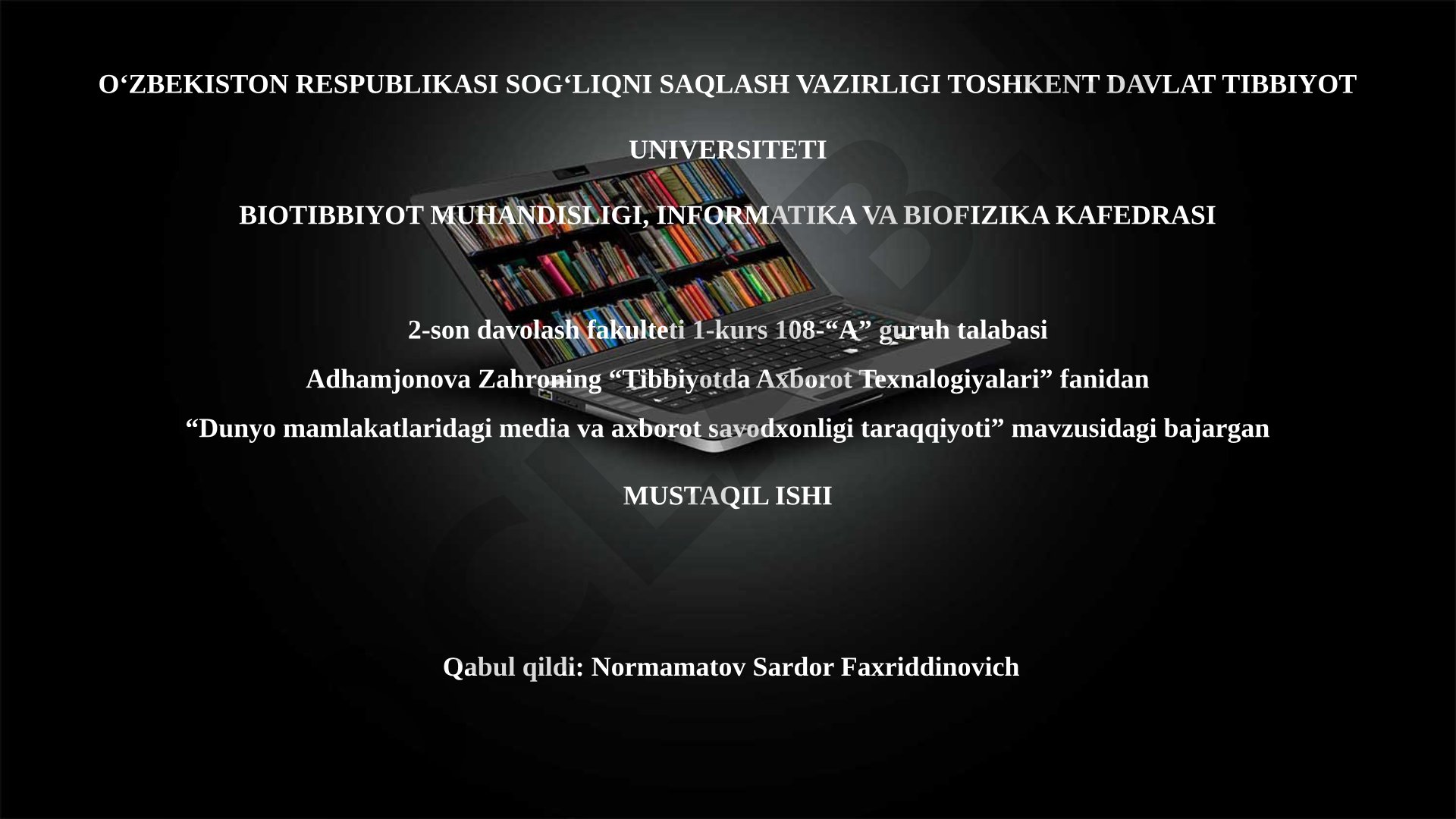 Dunyo mamlakatlaridagi media va axborot savodxonligi taraqqiyoti
