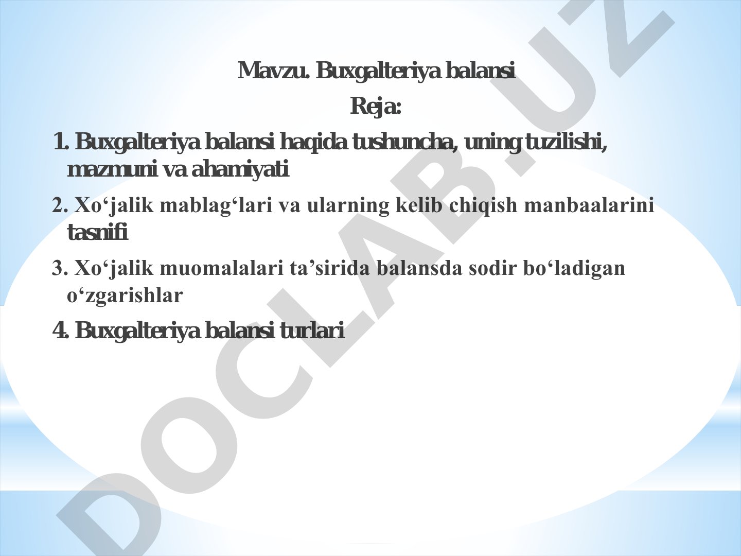 Buxgalteriya balansi