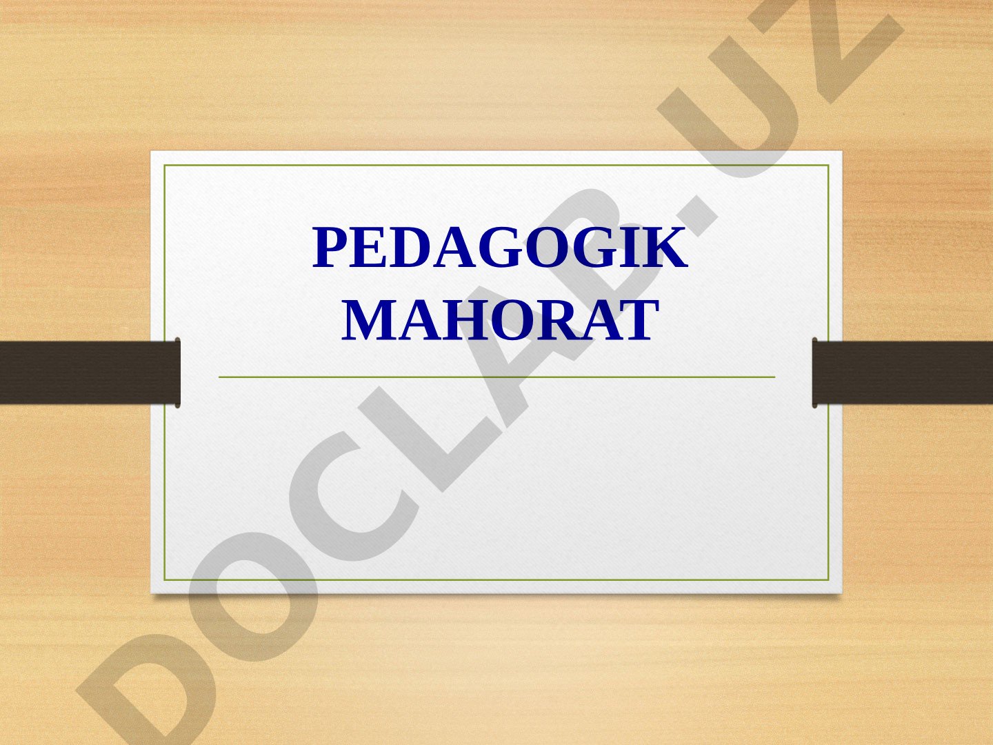 O'qituvchi mehnatini ilmiy asosda tashkil etish