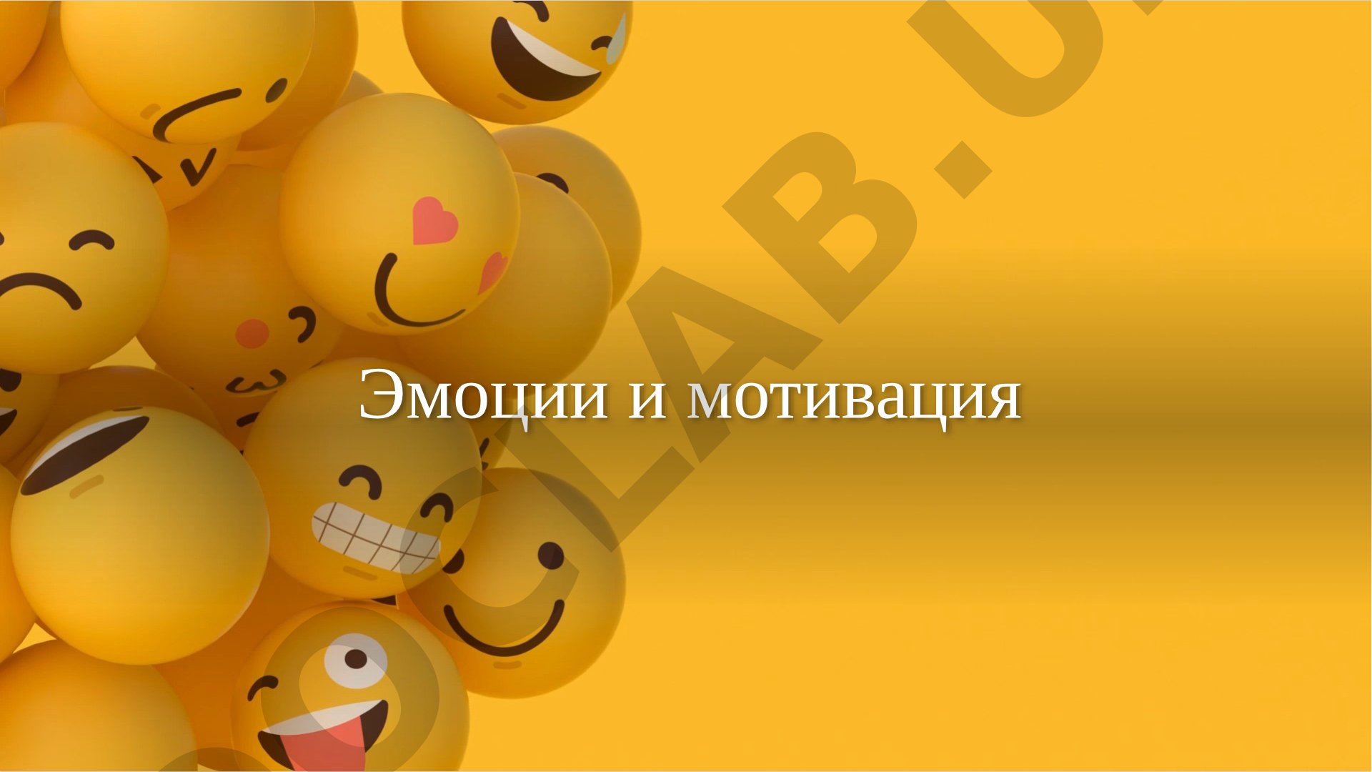 Эмоции и мотивация