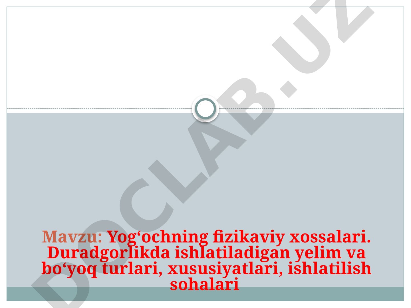 Yog‘ochning fizikaviy xossalari. Duradgorlikda ishlatiladigan yelim va bo‘yoq turlari, xususiyatlari, ishlatilish sohalari