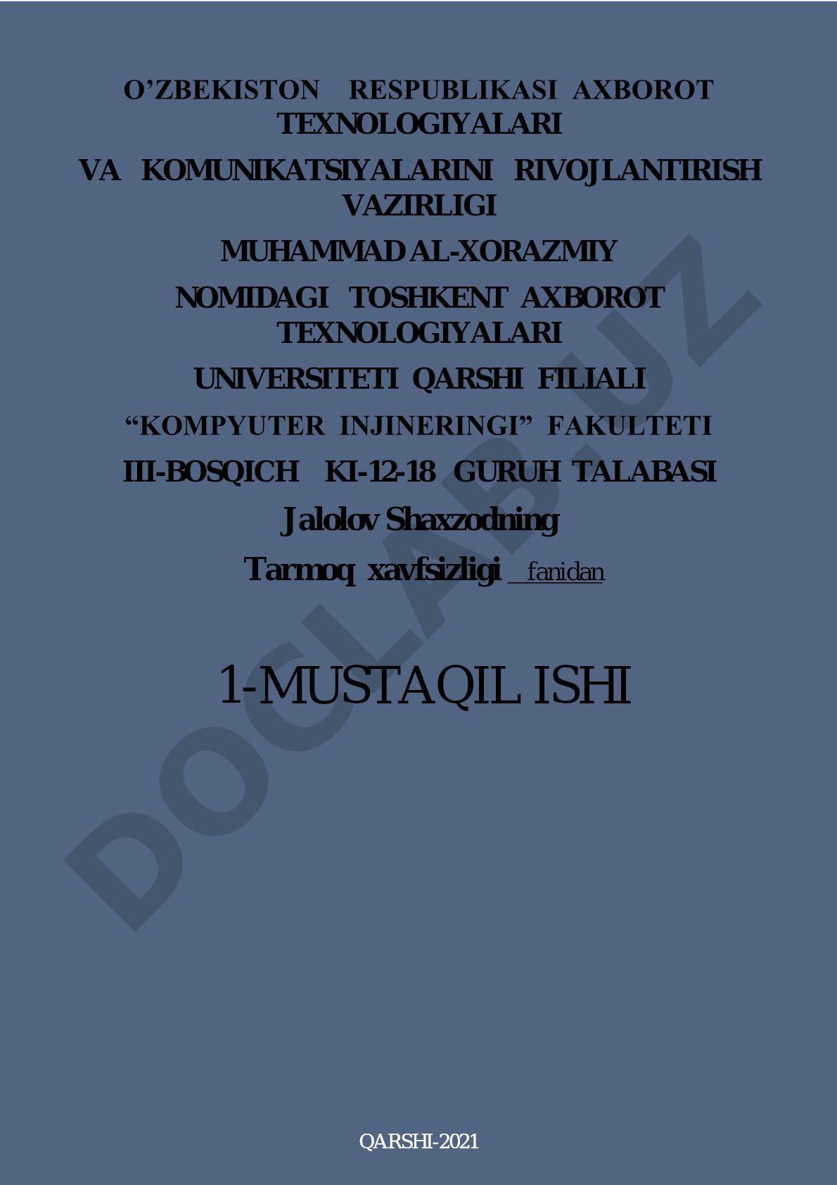 Tarmoq inventarizatsiyasida dasturiy ta'minotdan foydalanish