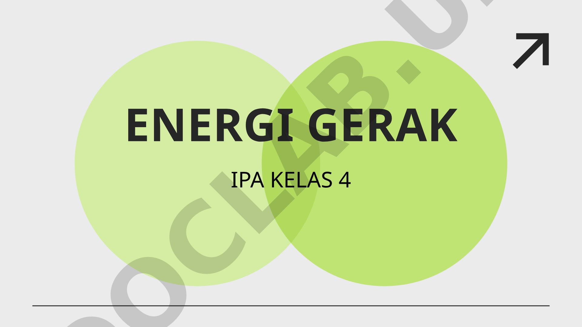 Energi gerak IPA kelas 4