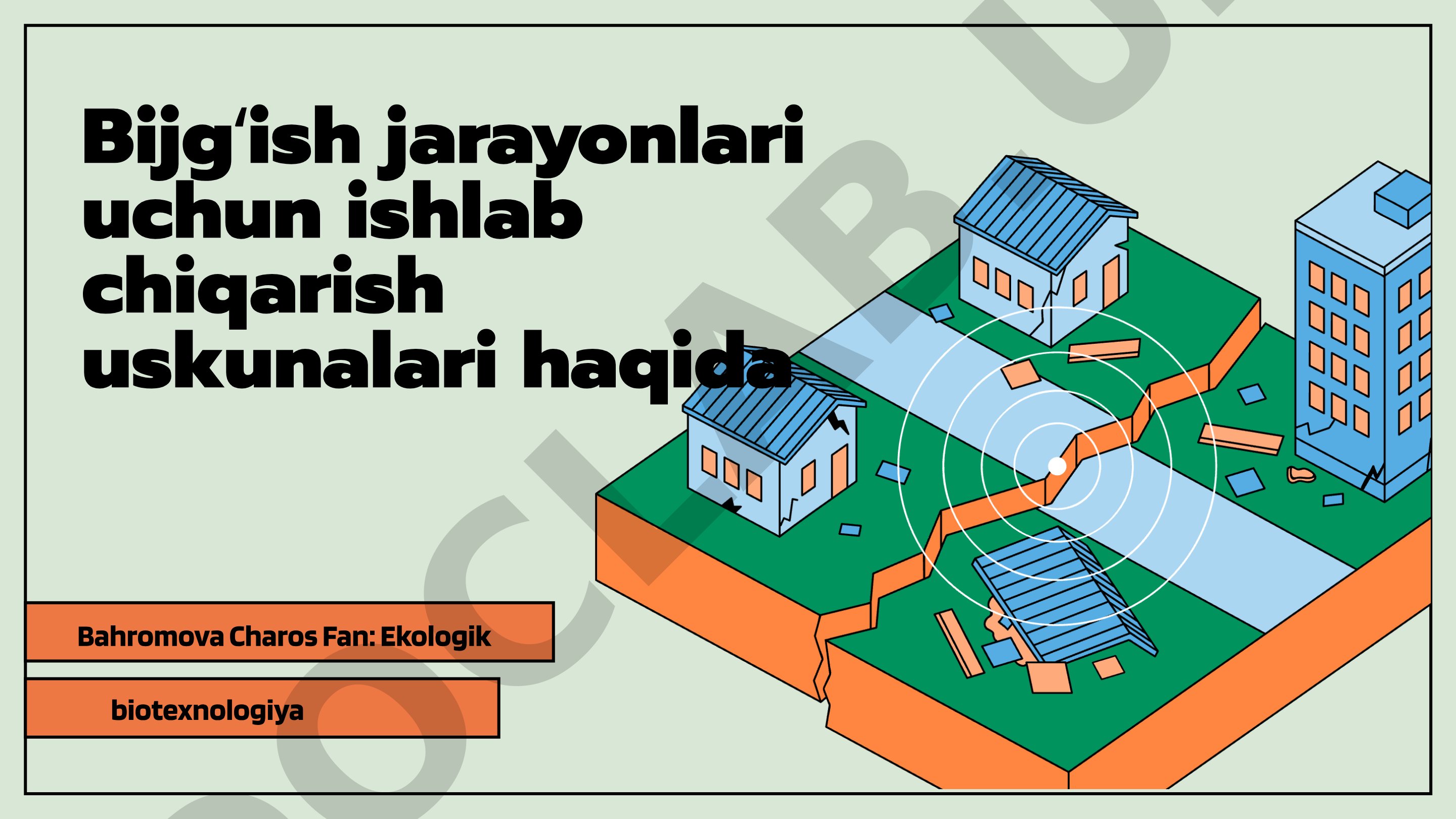 Bijgʻish jarayonlari uchun ishlab chiqarish uskunalari haqida