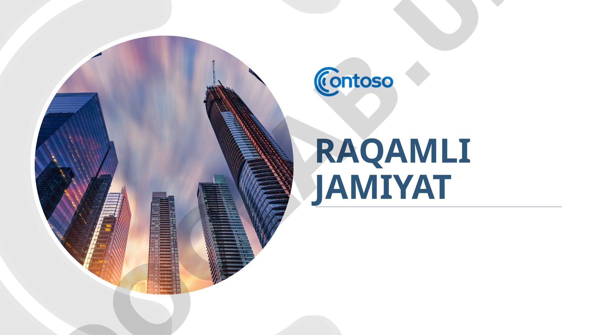 Raqamli jamiyat va axborot asri