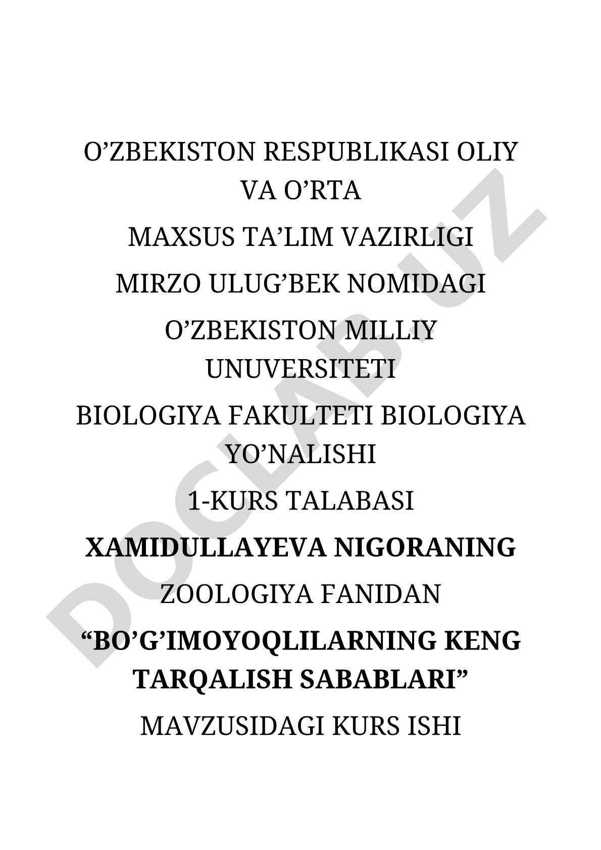 Bo’g’imoyoqlilarning keng tarqalish sabablari