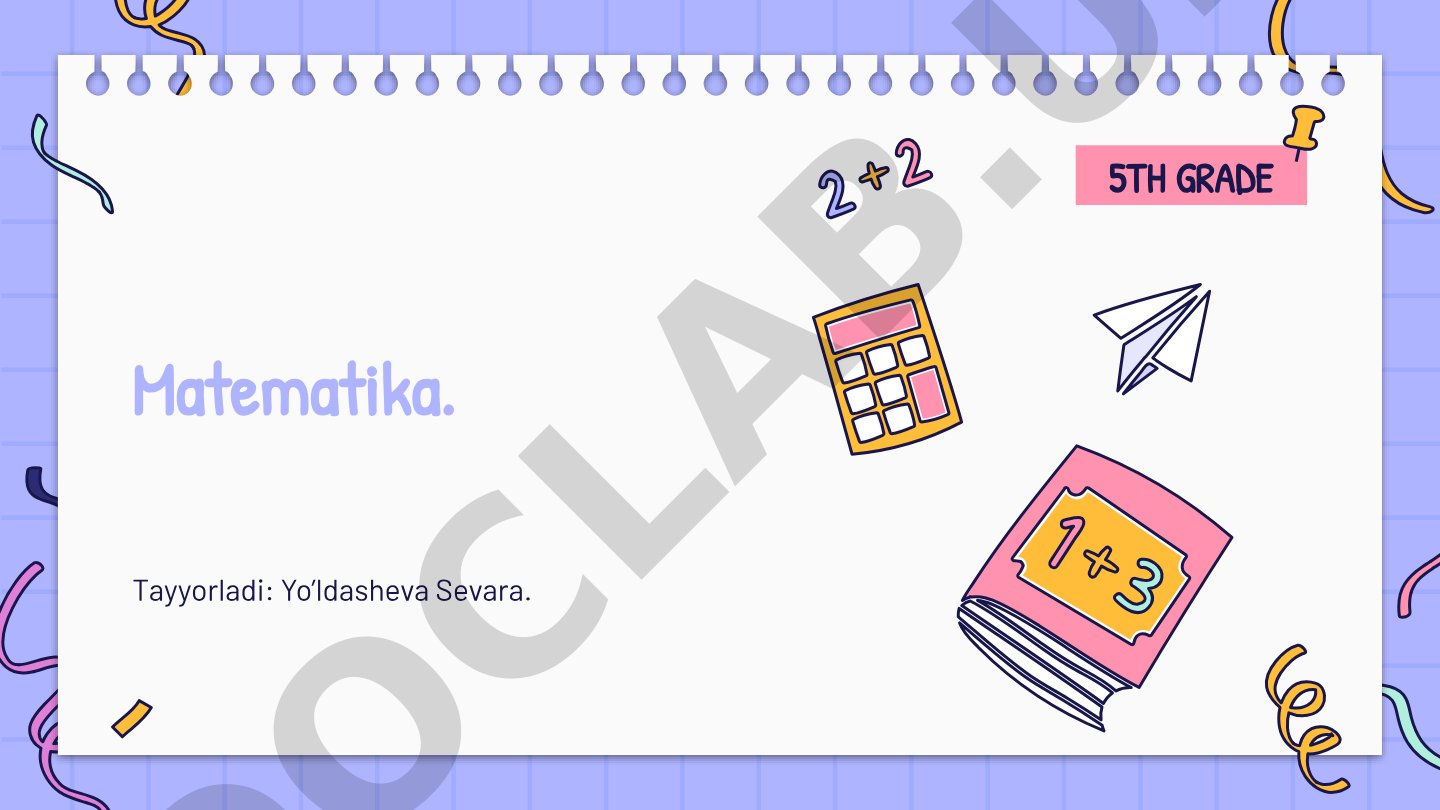 Matematik tushuncha