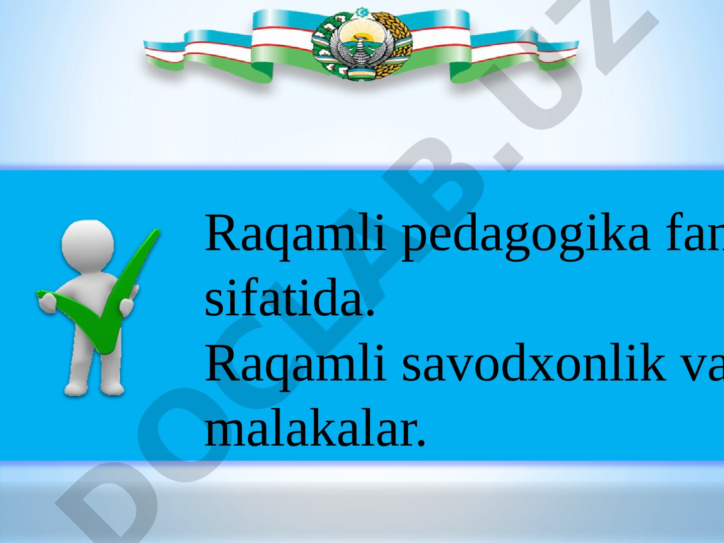 Raqamli pedagogika fan sifatida