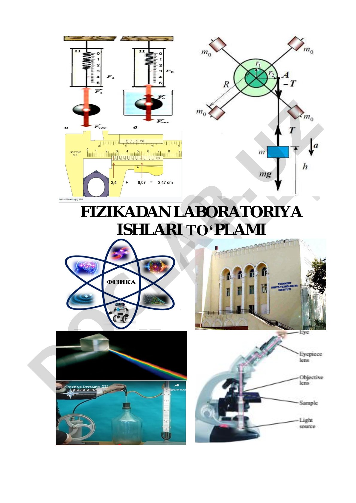 Fizikadan laboratoriya ishlari to‘plami