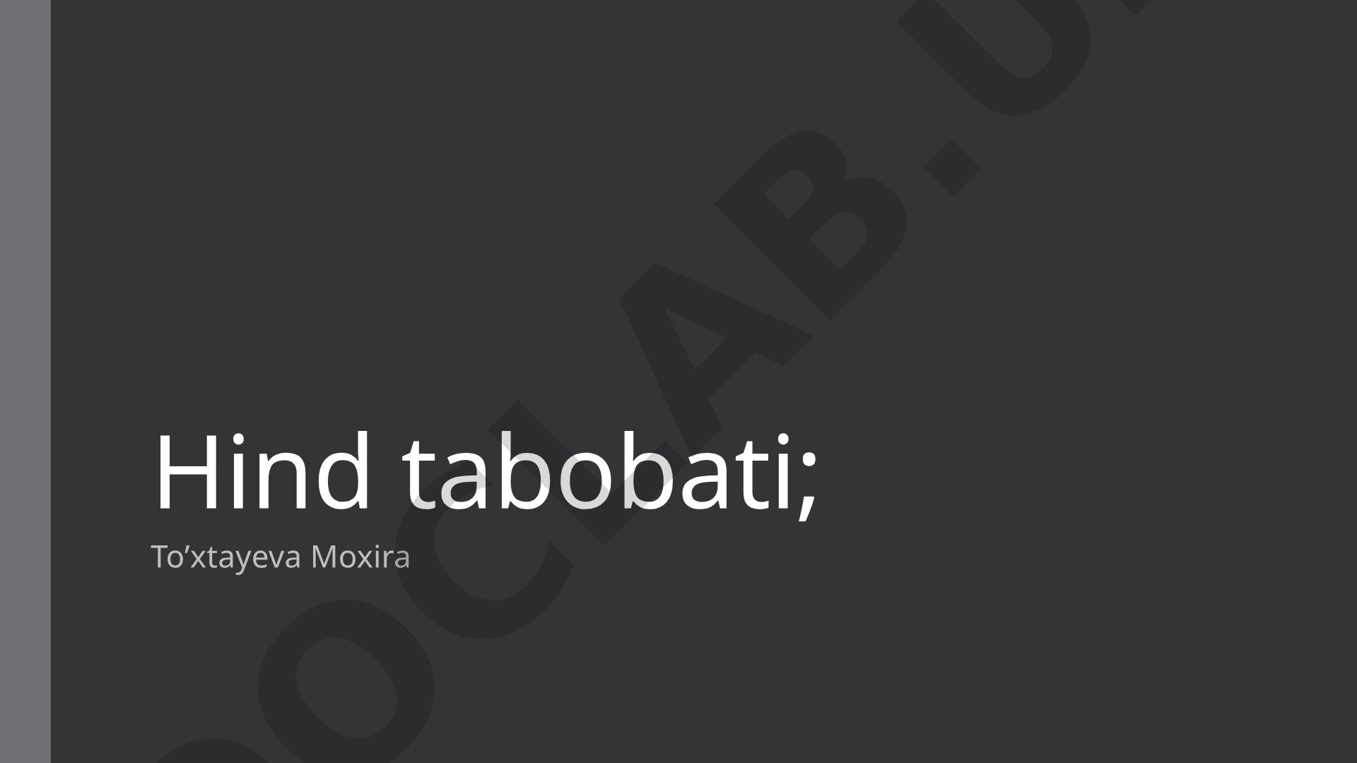 Hind tabobati: Ayurveda va an'anaviy tibbiyot