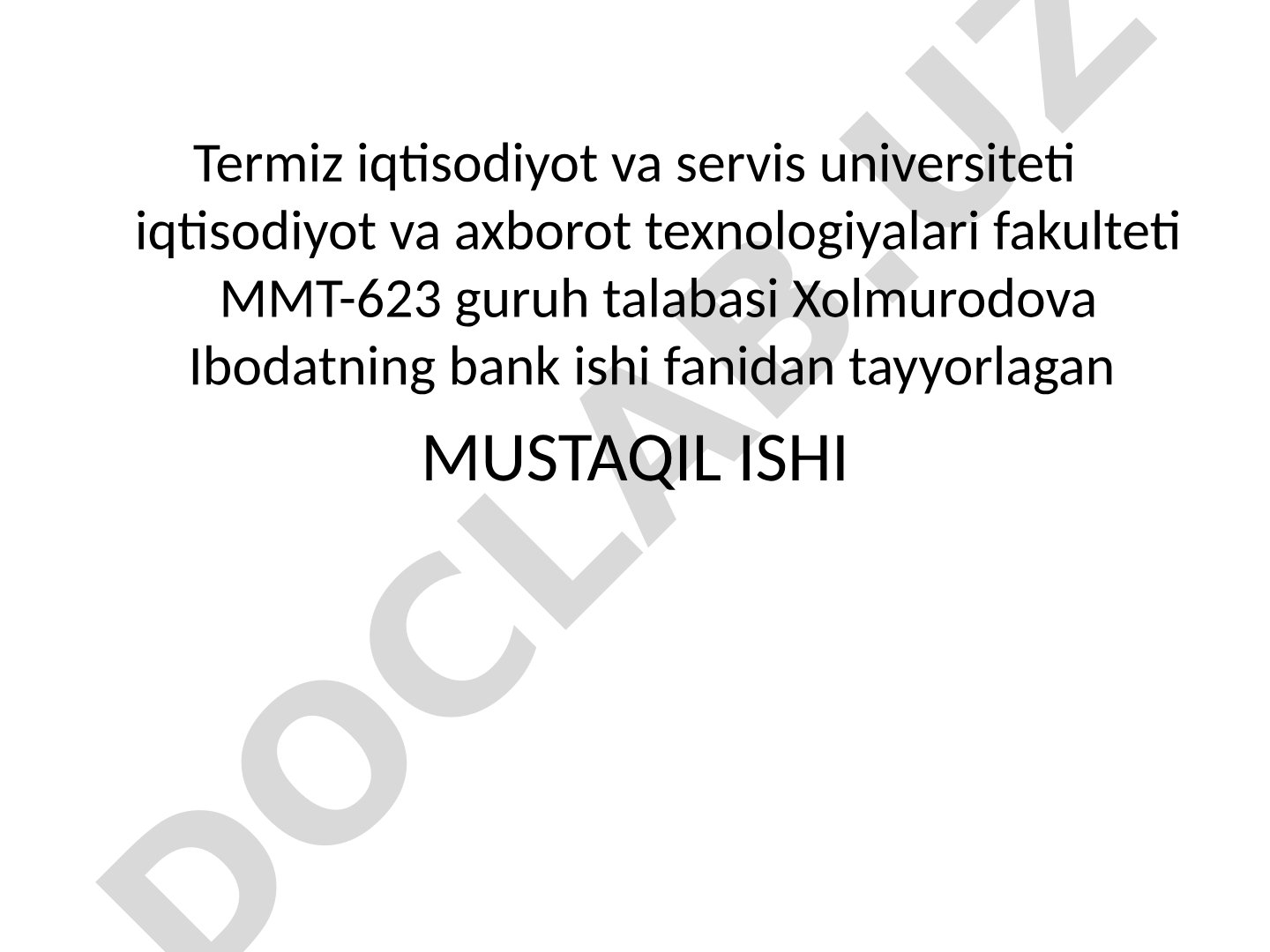 Tijorat banklarining yangi xizmat turlari