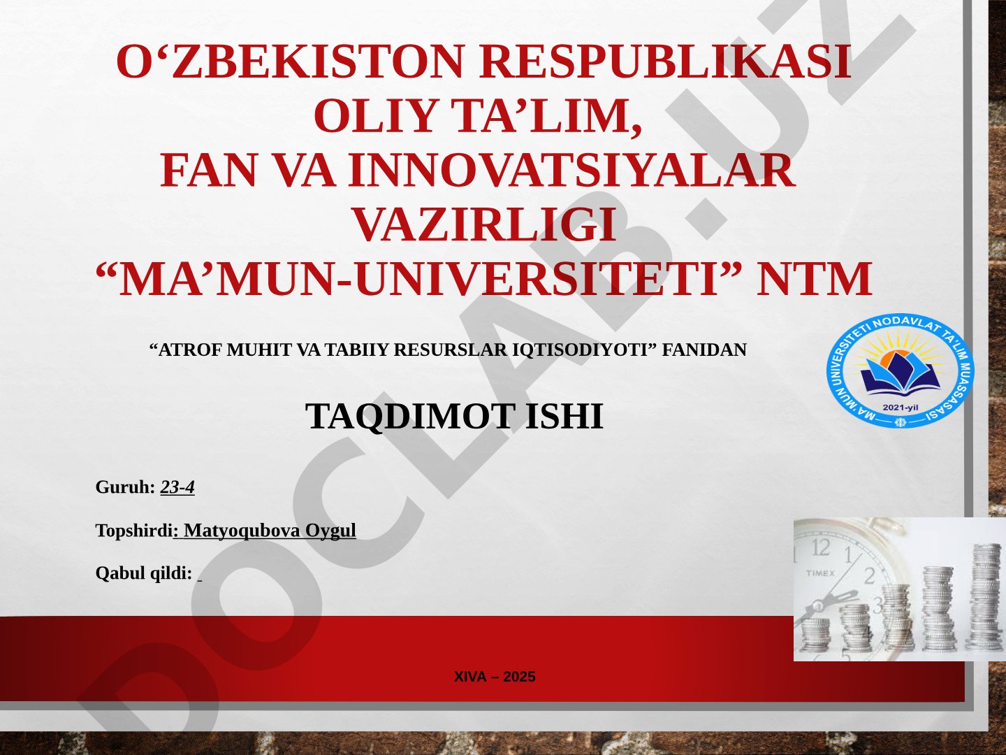 Ekologik ekspertiza turlari va ahamiyati