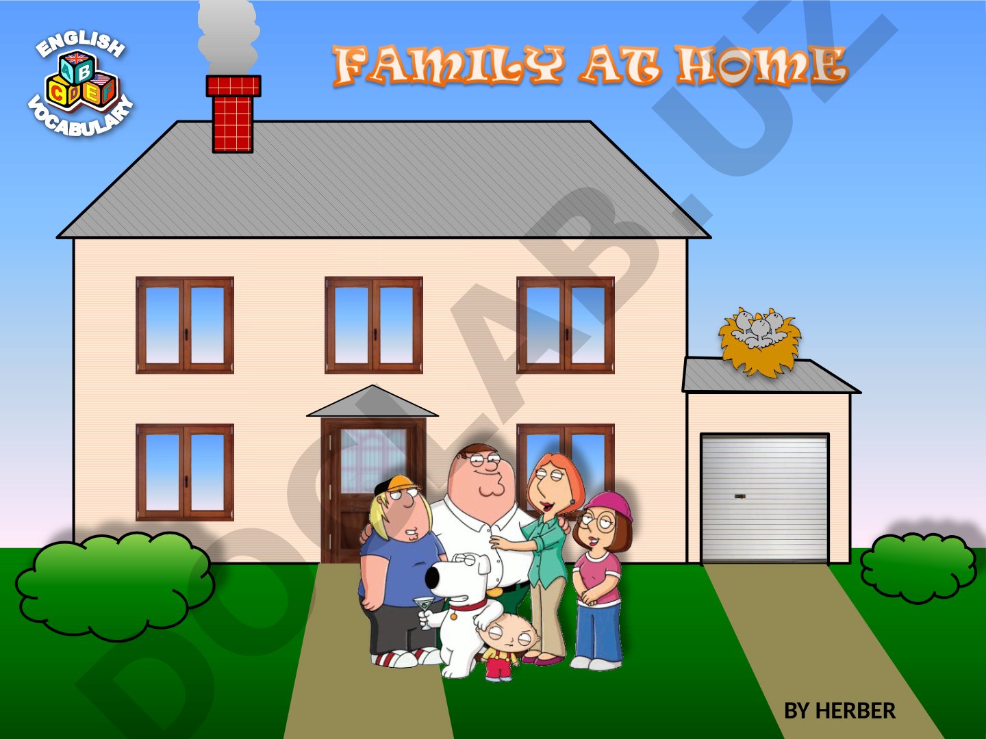 Family Members and House Rooms