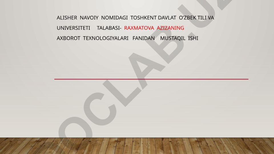 Axborot kommunikatsion texnologiyalari va ulardan ta'limda foydalanish