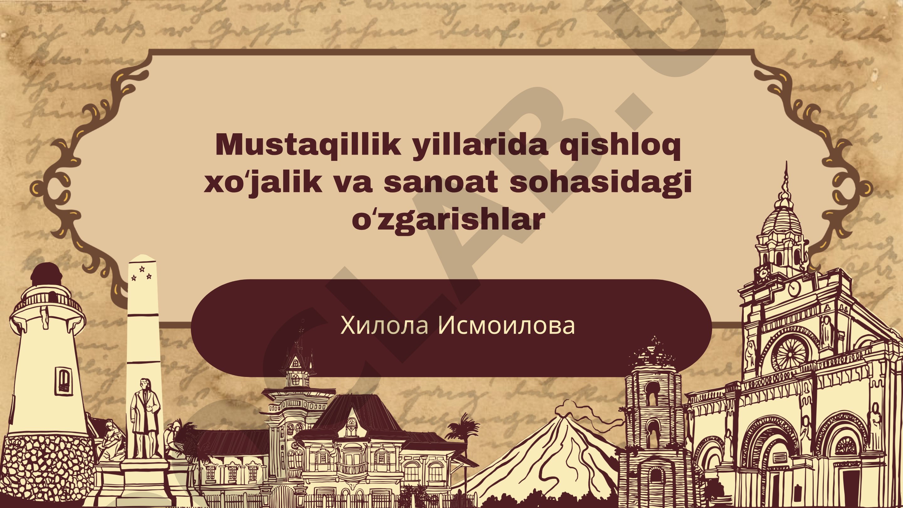 Mustaqillik yillarida qishloq xoʻjalik va sanoat sohasidagi oʻzgarishlar