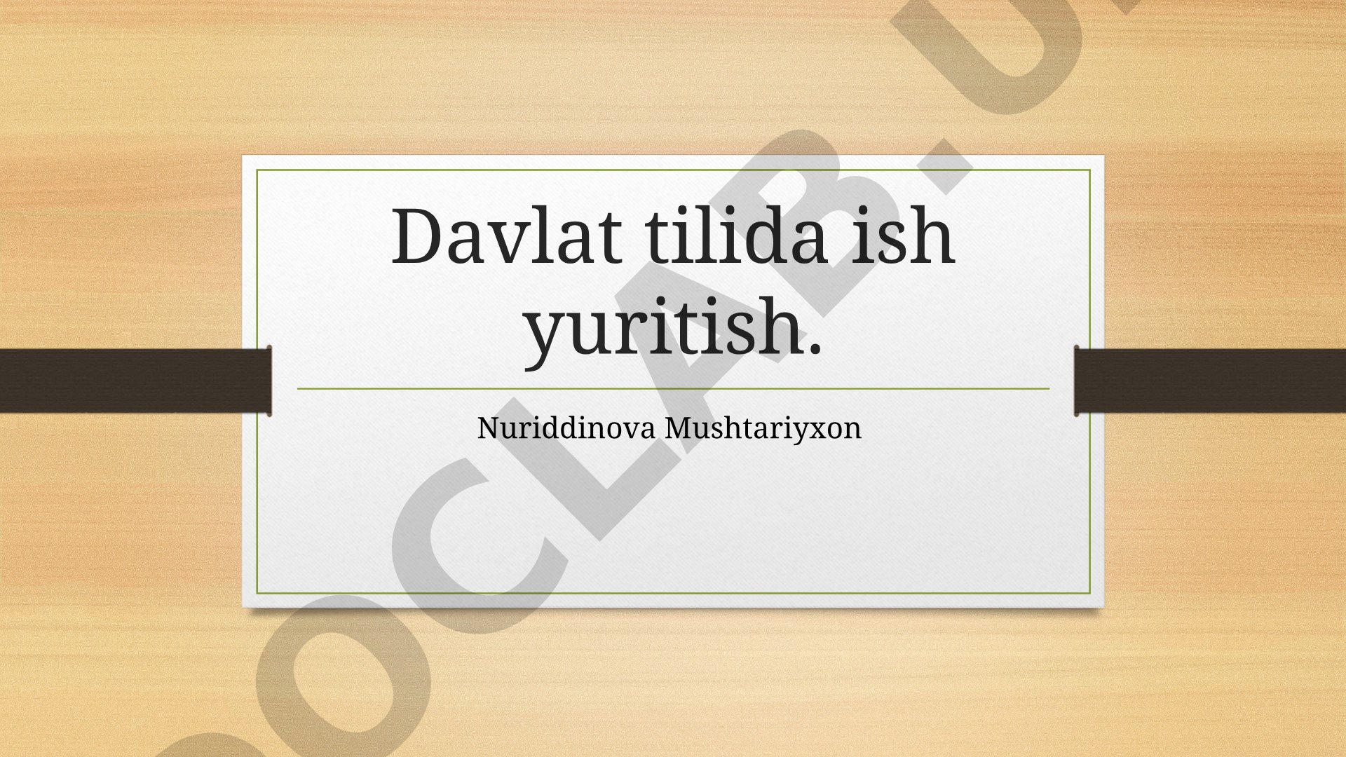 Bildirishnoma haqida tushuncha, ahamiyati, turlari va tuzish rejasi