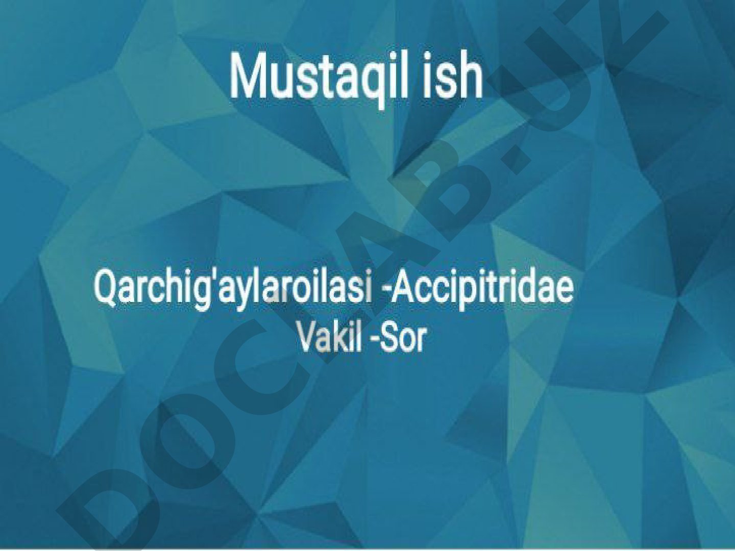 Tarqalgan hududlari
