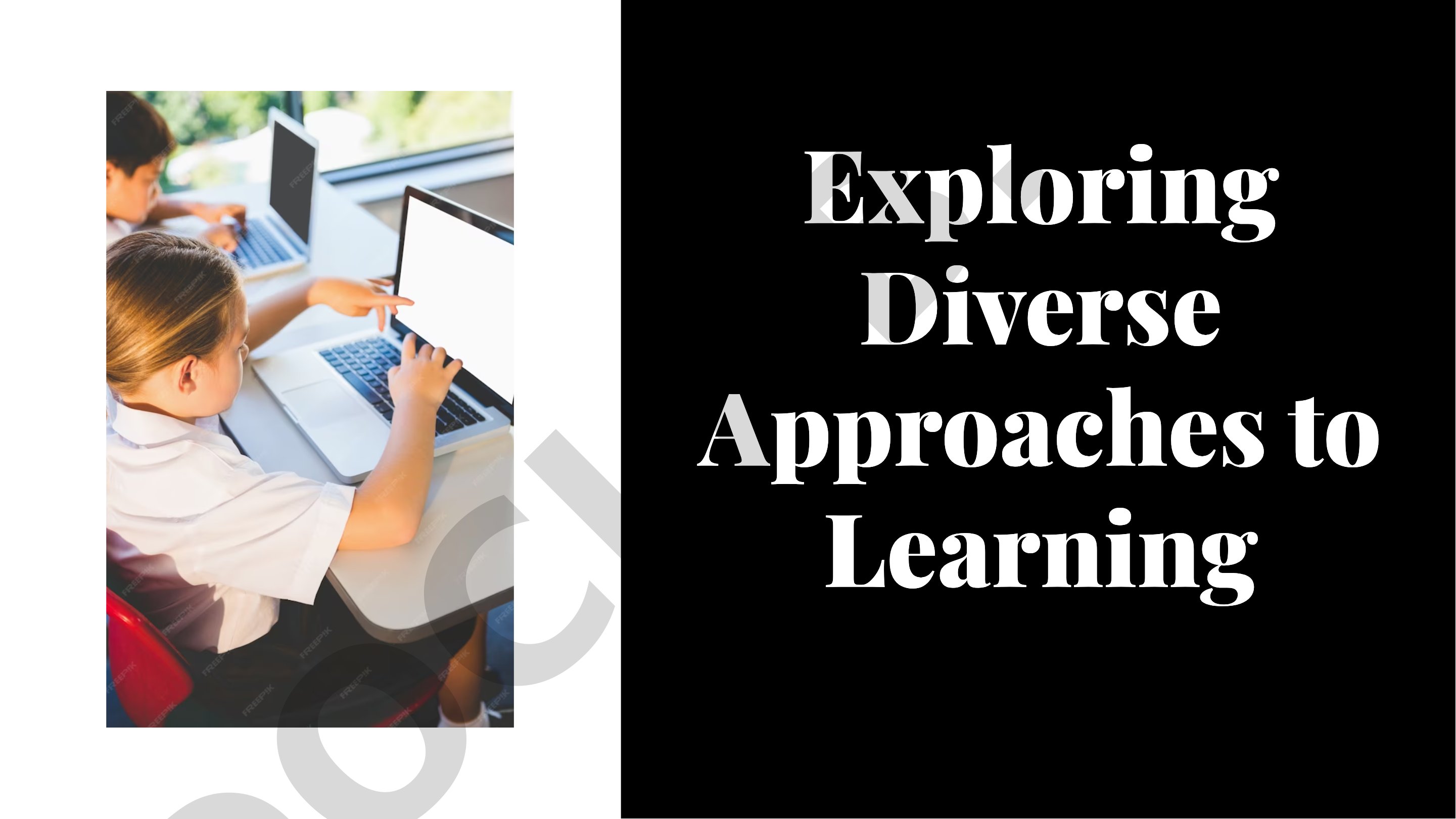 Exploring Diverse Approaches to Learning