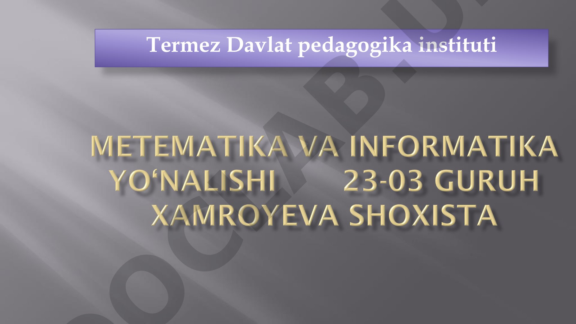 Tashqi xotira va axborot kiritish-chiqarish qurilmalari