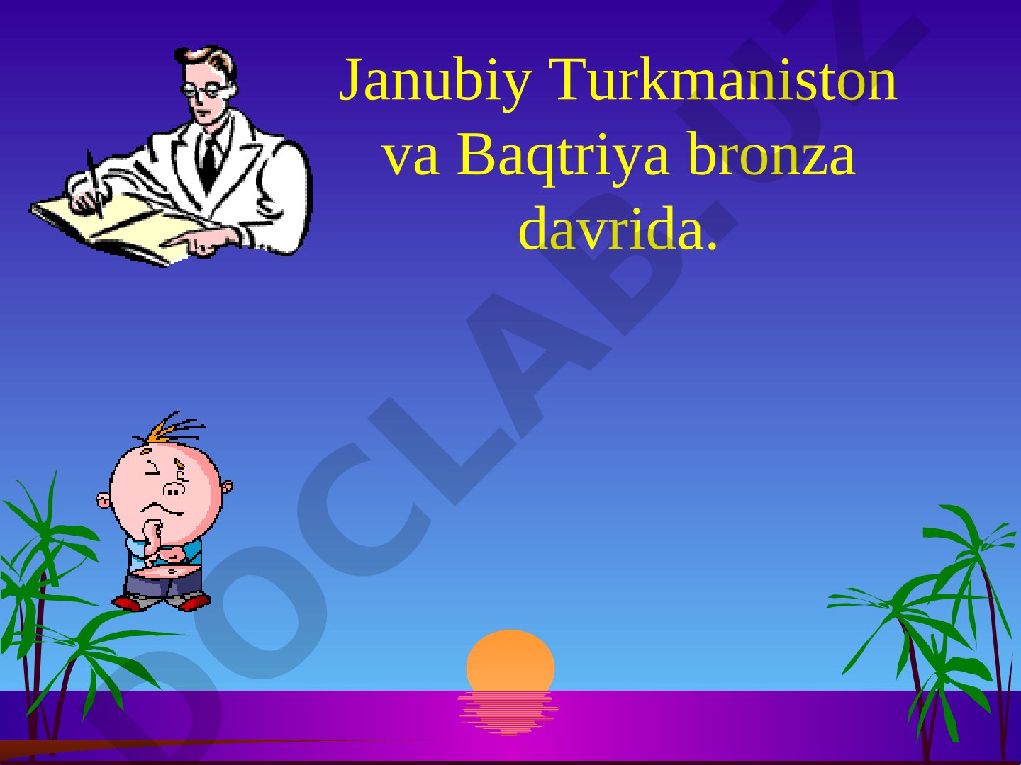 Janubiy Turkmaniston va Baqtriya bronza davrida.