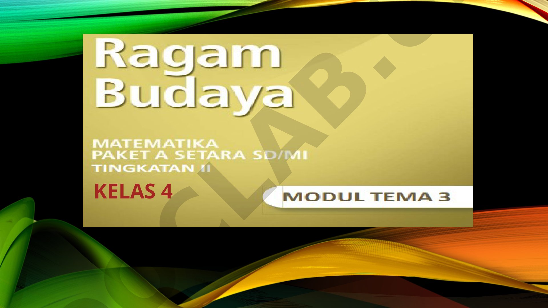 Kelas 4 Berbagai bentuk bangun datar disebut dengan segi banyak