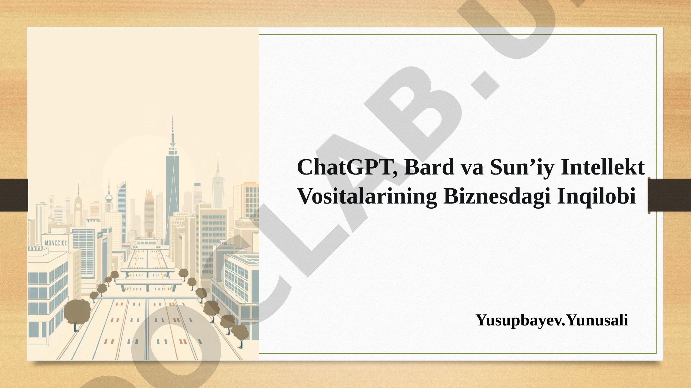 ChatGPT, Bard va Sun’iy Intellekt Vositalarining Biznesdagi Inqilobi