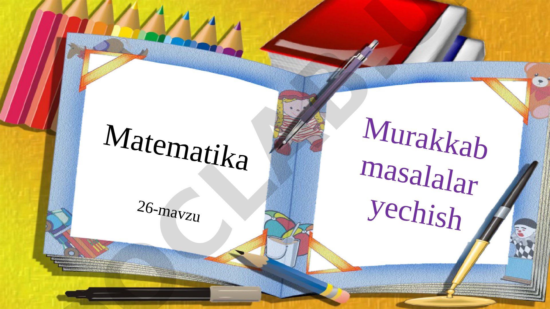 Murakkab masalalar yechish
