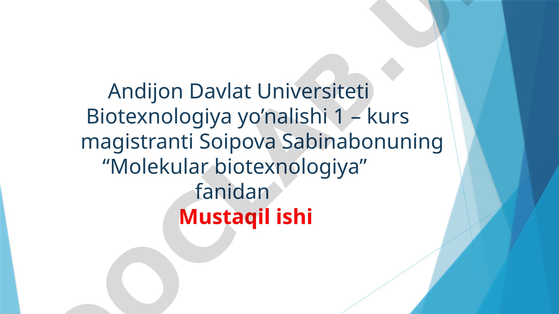 Tetrasklin preparatlarini olish biotexnologiyasi