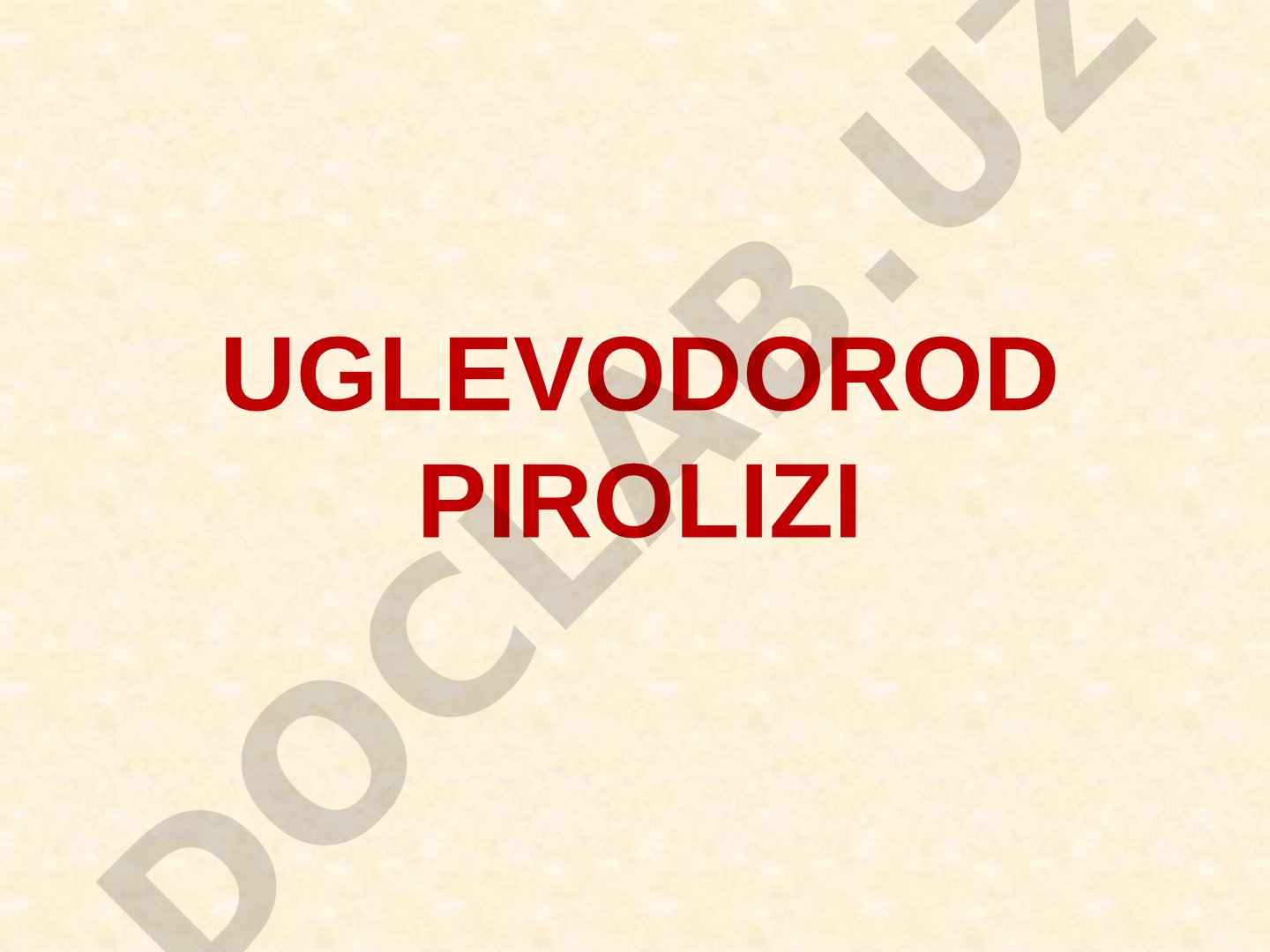 Uglevodorod pirolizi
