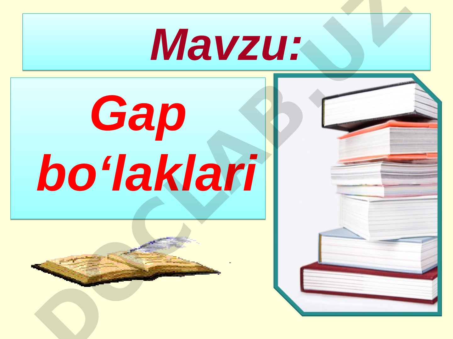 Gap bo‘laklari