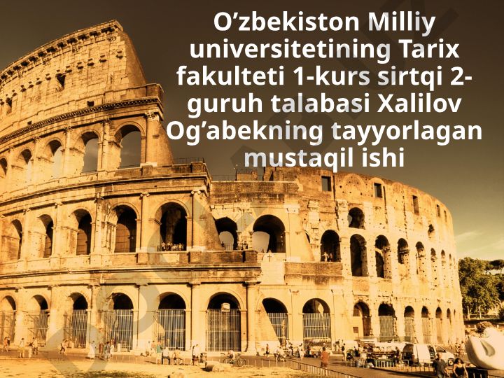 G'arbiy Rim imperiyasining qulashi va qadimgi Rim madaniyati