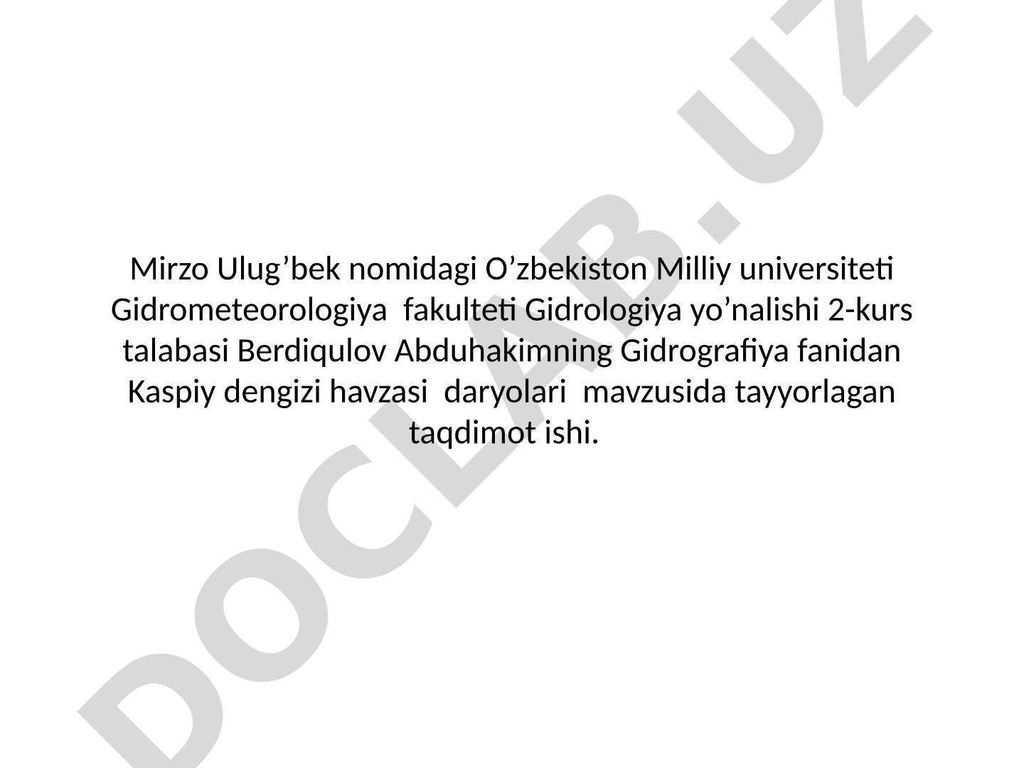Kaspiy dengizi havzasi daryolari