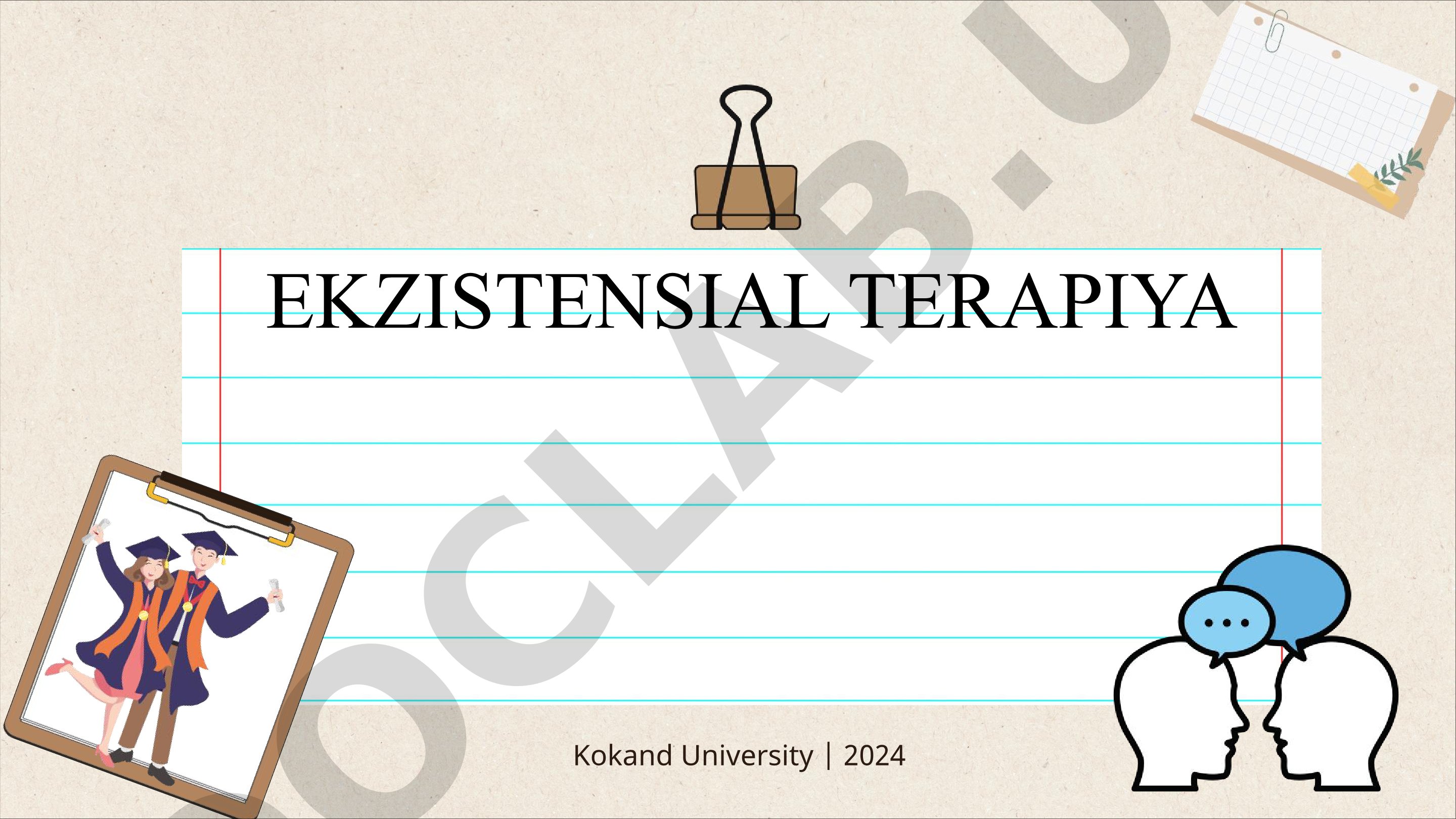 Ekzistensial terapiya maqsadi, vazifalari va samaradorligi yoritilgan