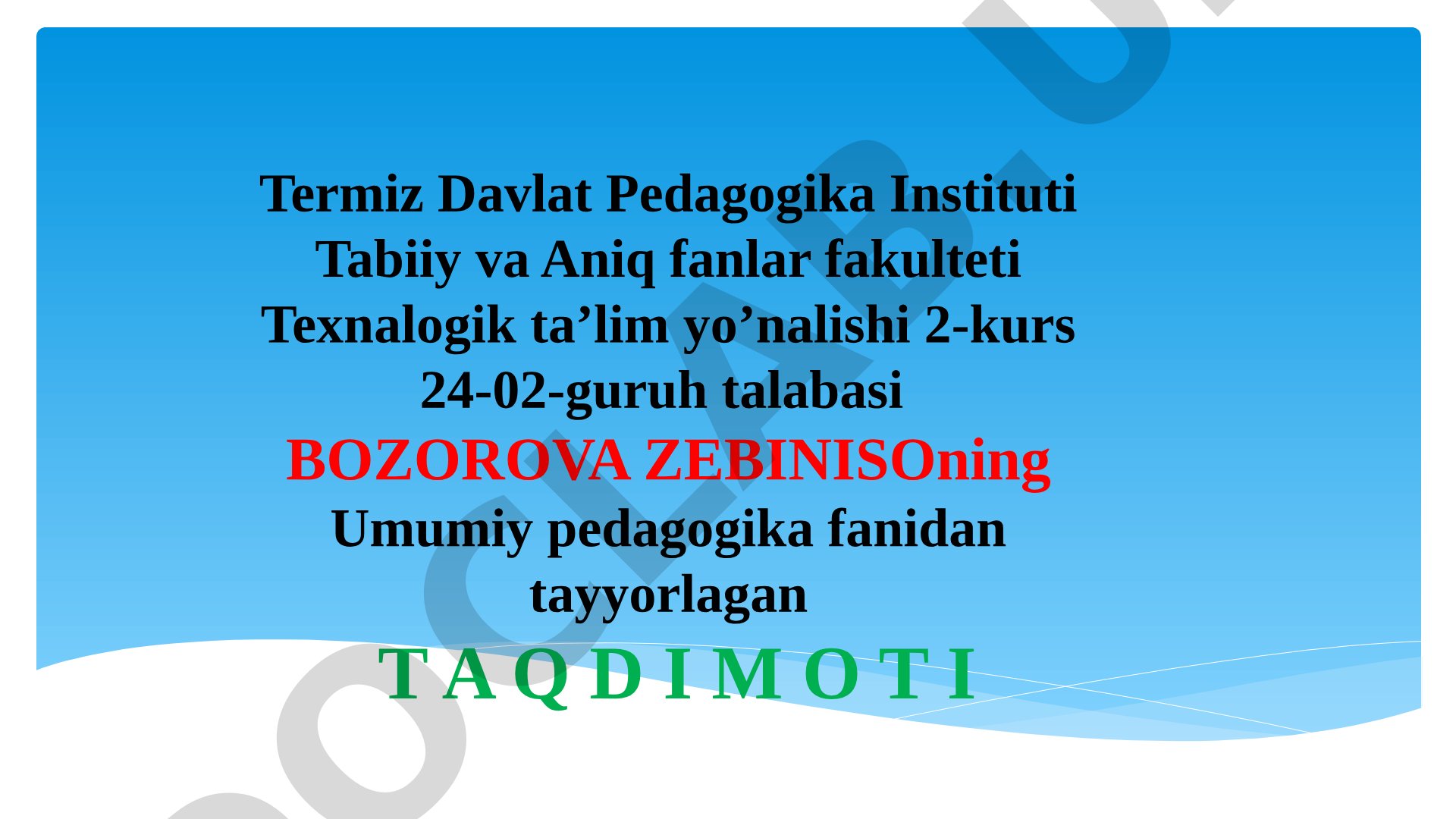 Pedagogika fanining ilmiy tadqiqot metodlari