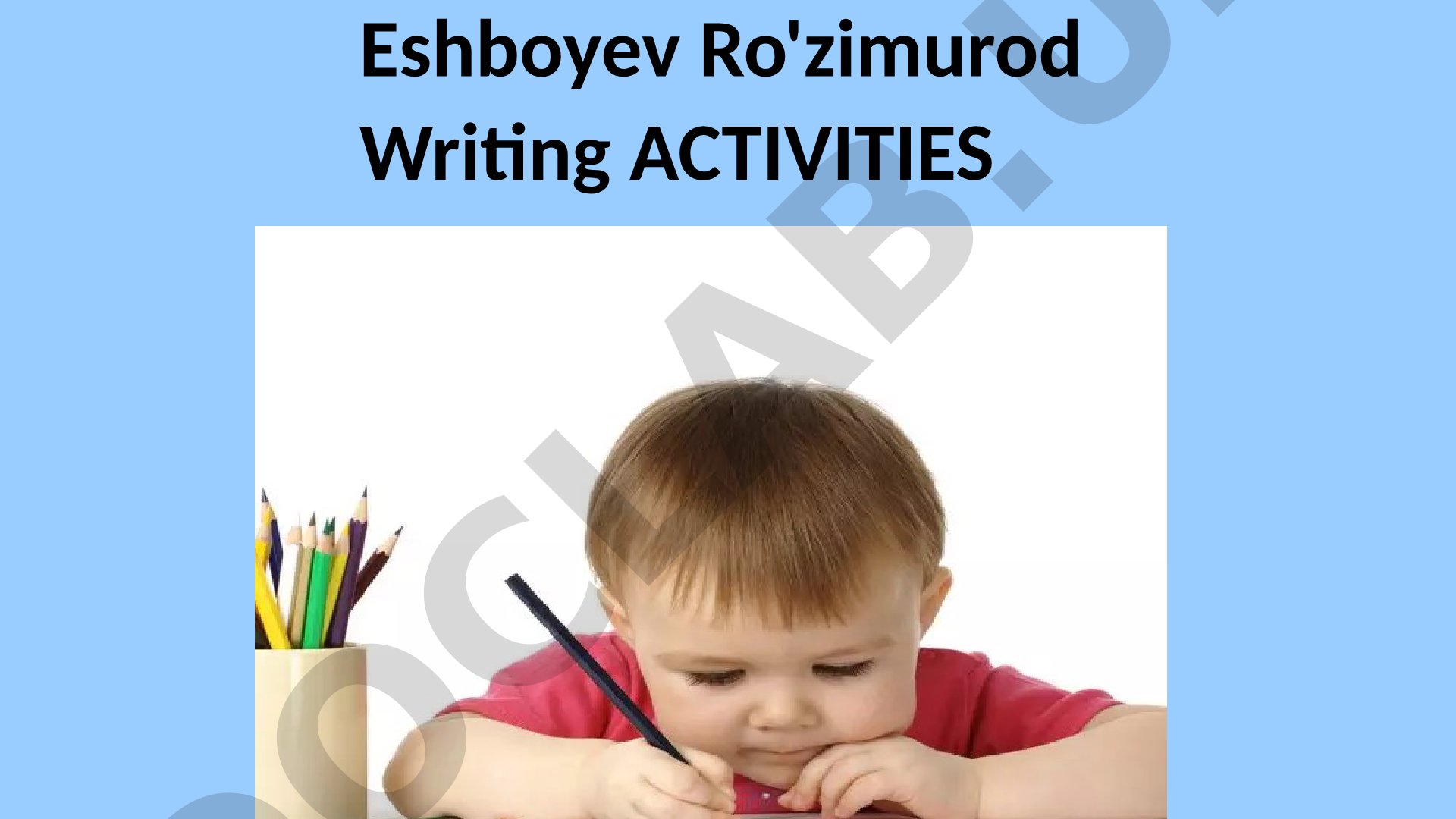 How to Write Acrostic Poems