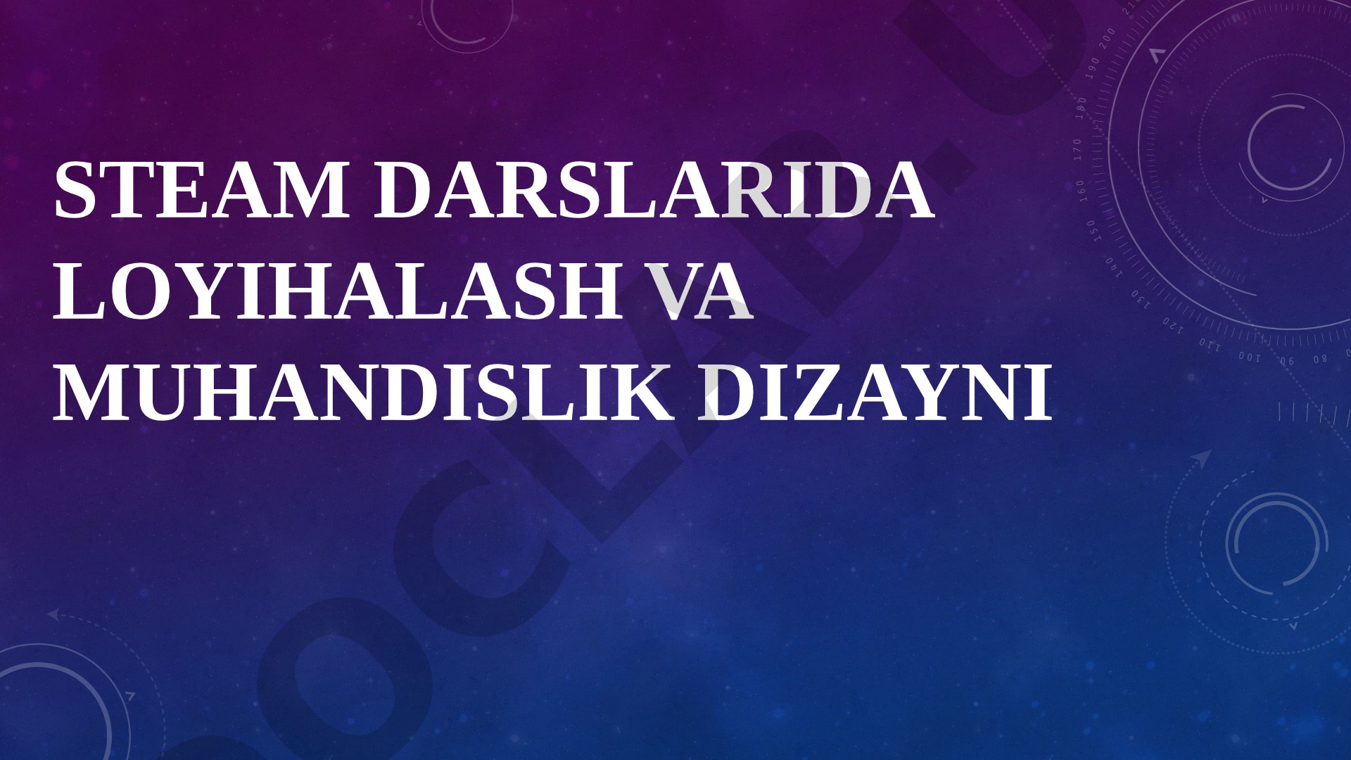 STEAM darslarida loyihalash va muhandislik dizayni