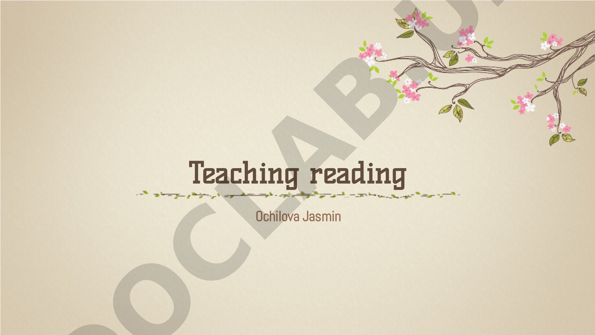 Teaching reading skills: activities and techniques for English learners