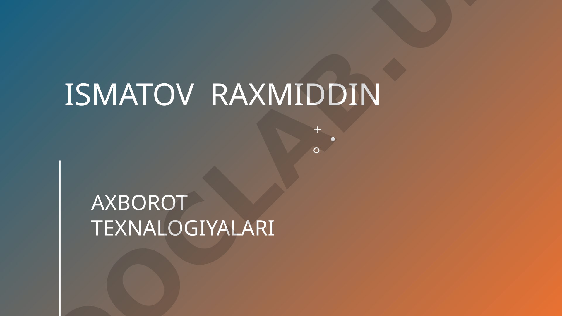 Kampyuterdan programmalarni (o’zimizga keraksiz bo’lgan) o’chirish