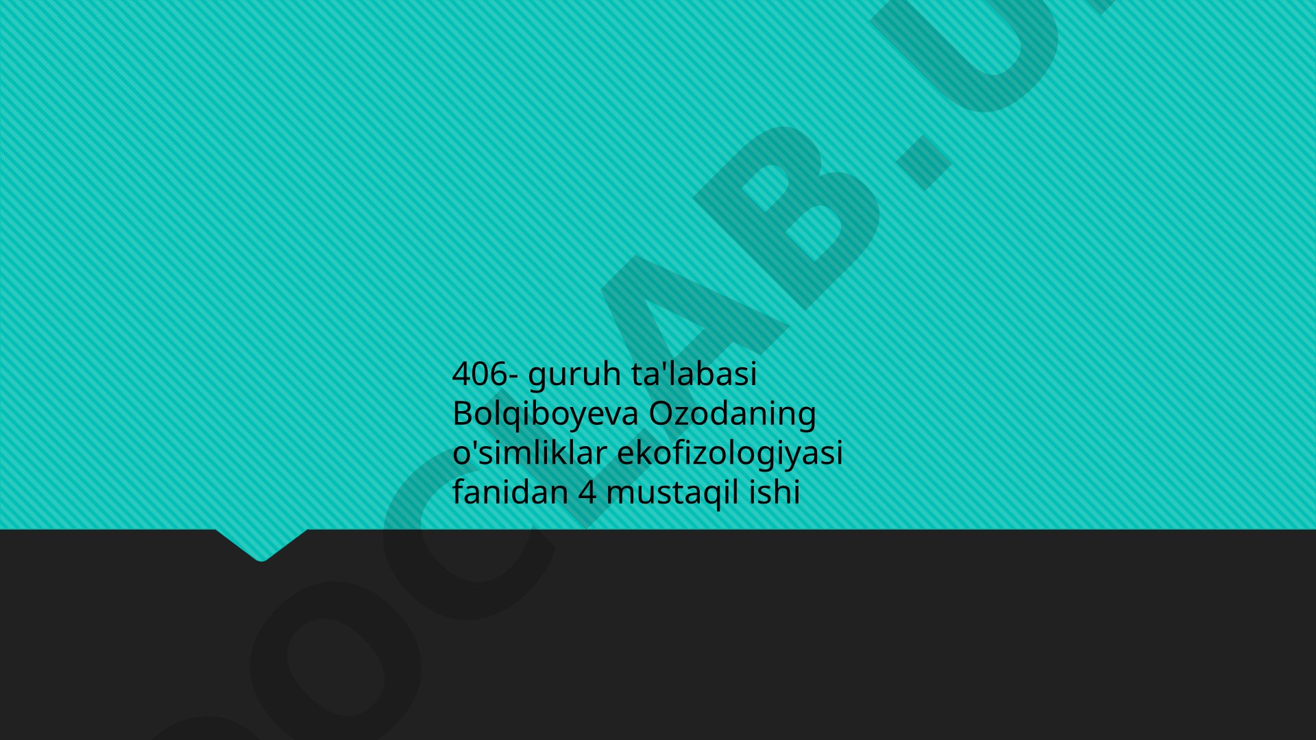 O'simliklarni patogenlardan mexanik va kimyoviy yo'llar orqali himoya qilish