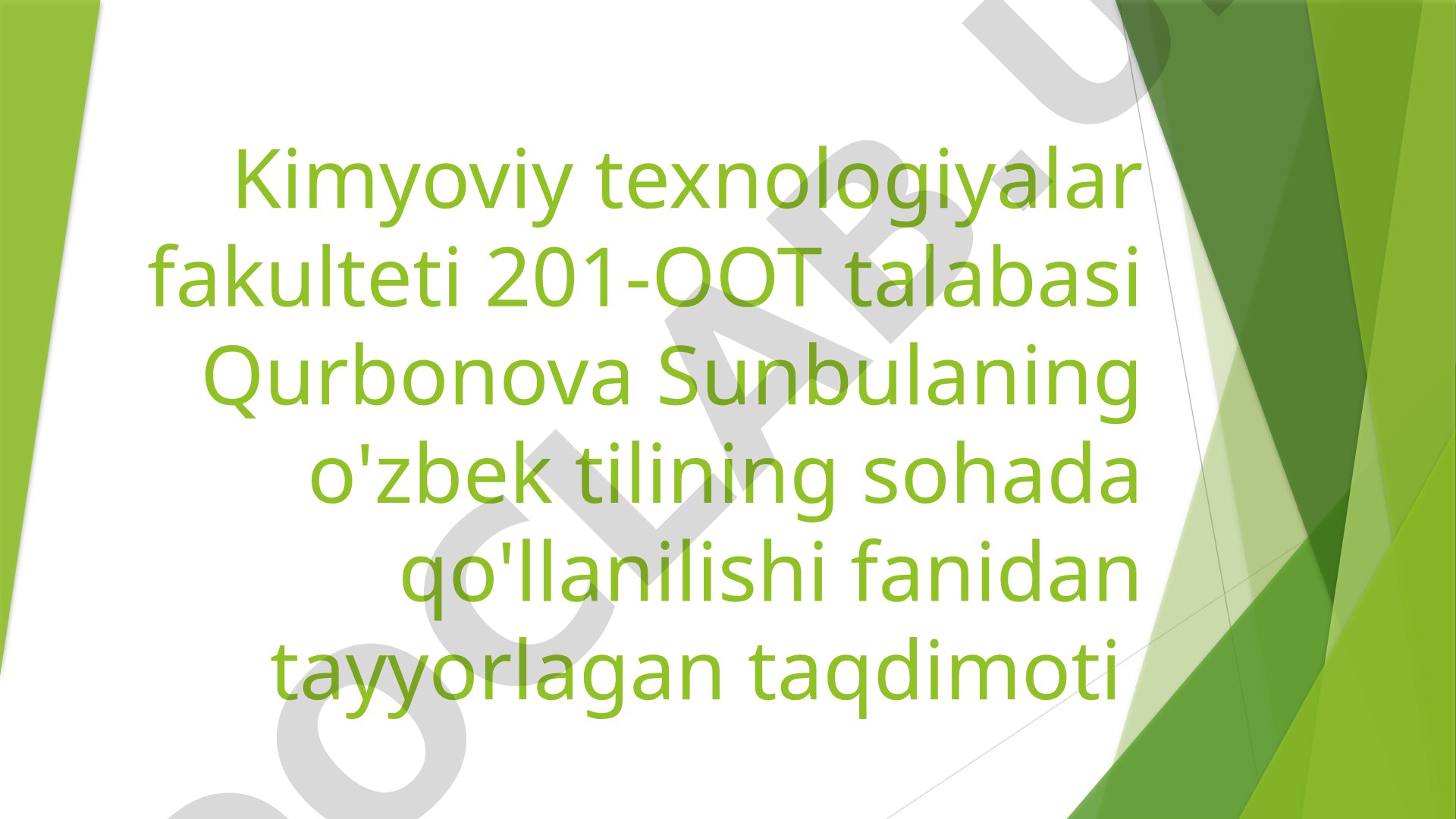 Soha bo'yicha belgilangan mavzu asosida ilmiy tadqiqot olib borish jarayonlari