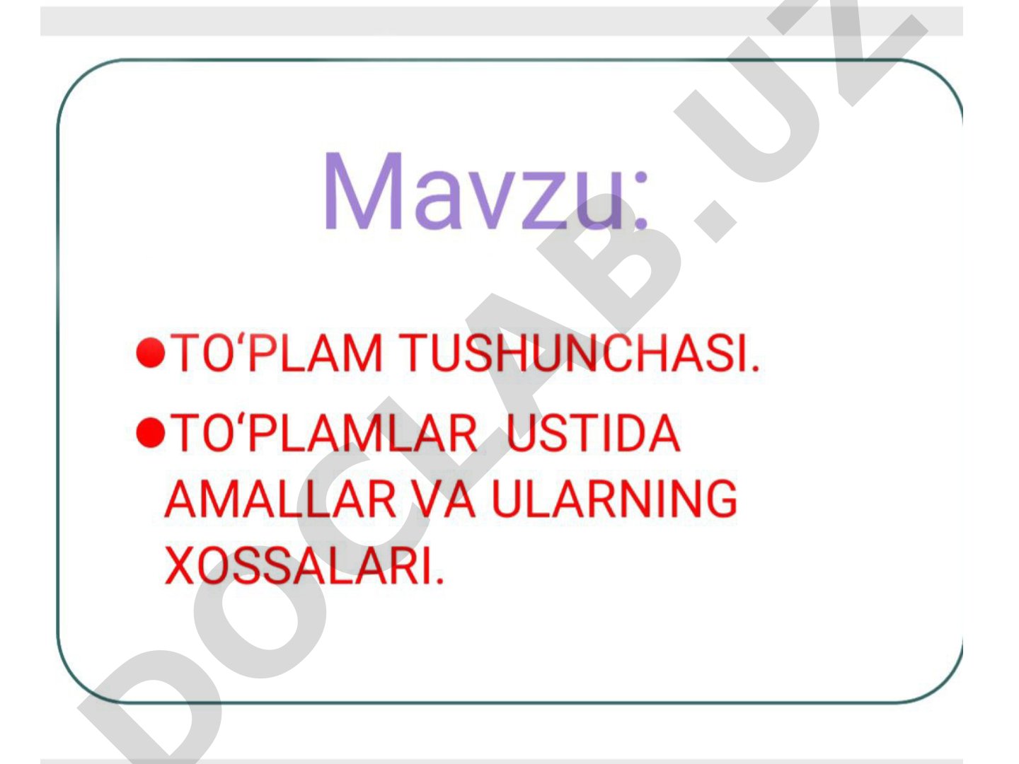 Taqdimot slaydlari
