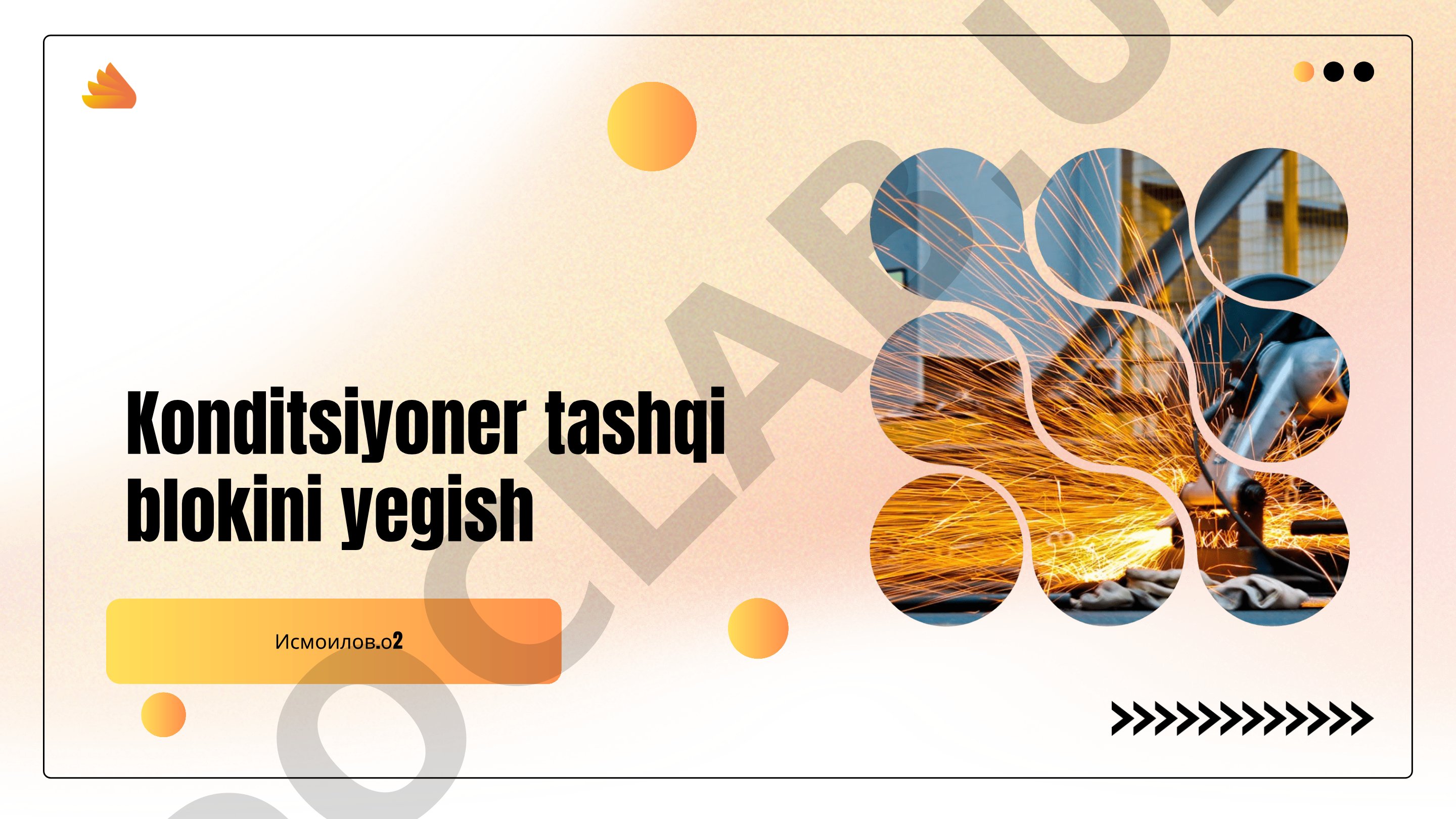 Konditsiyoner tashqi blokini yegish