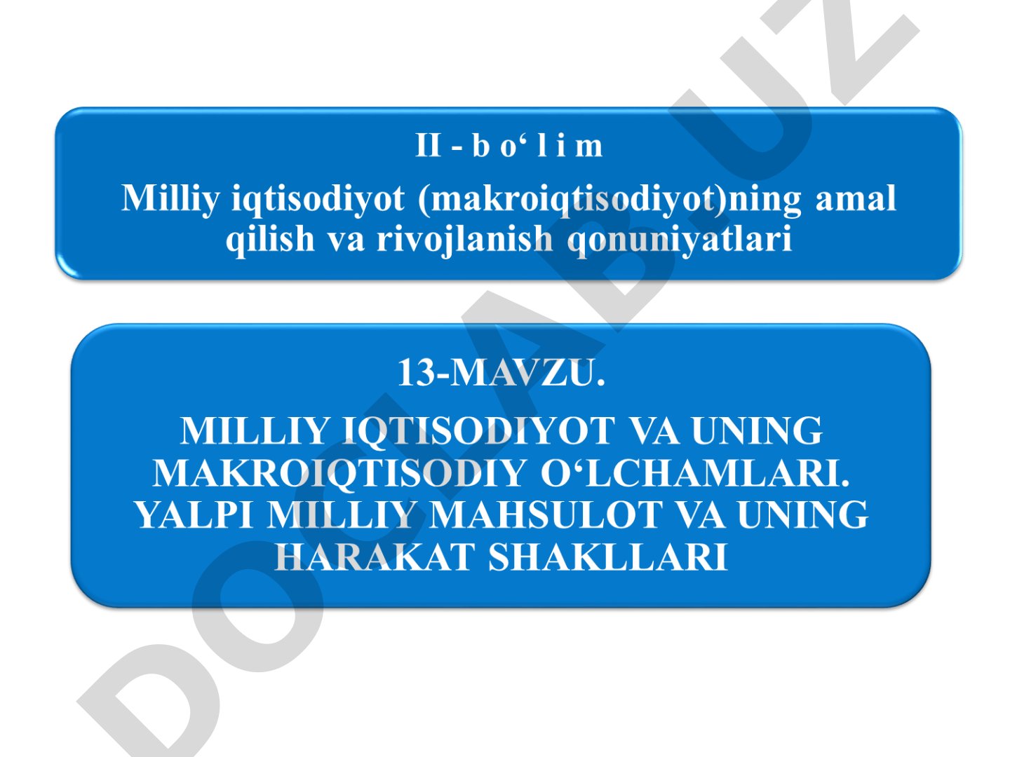Milliy iqtisodiyot tarkibi, YaIM va YaMM hisoblash usullari