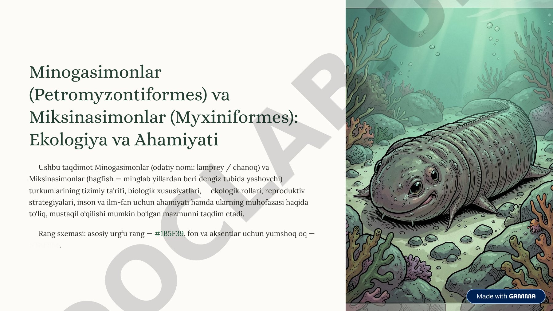 Minogasimonlar (Petromyzontiformes) va Miksinasimonlar (Myxiniformes): Ekologiya va Ahamiyati